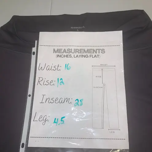 Gradual Joggers Large Gray Pants Lounge Activewear Athleisure Comfy Tapered Legs