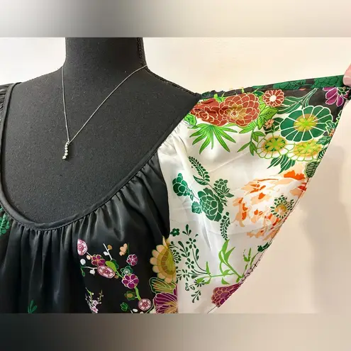 Arden B Floral Ruffle Neck Mini Dress Size Small