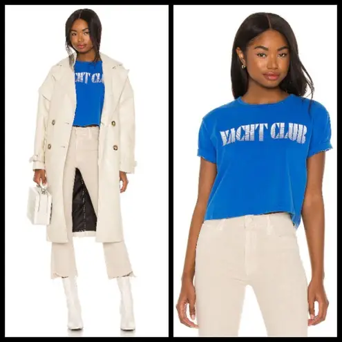 💕MOTHER💕 The Short Sleeve Slouch Tee Yacht Club Small S NWT