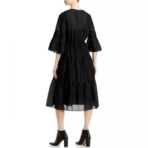 Kobi Halperin Sasha Midi Dress in Black, Size S New w/Tag $458 Black
