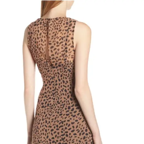 Fame and Partners Animal Print Midi Dress Size 2 NWT