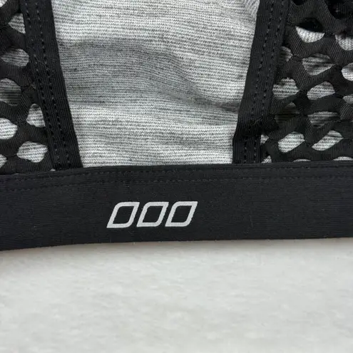 Lorna Jane LJ Black Premium Sports Bra Mesh Racerback Medium Support Size M