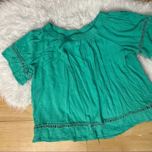 Westbound  green summer / spring cute casual top / blouse PM