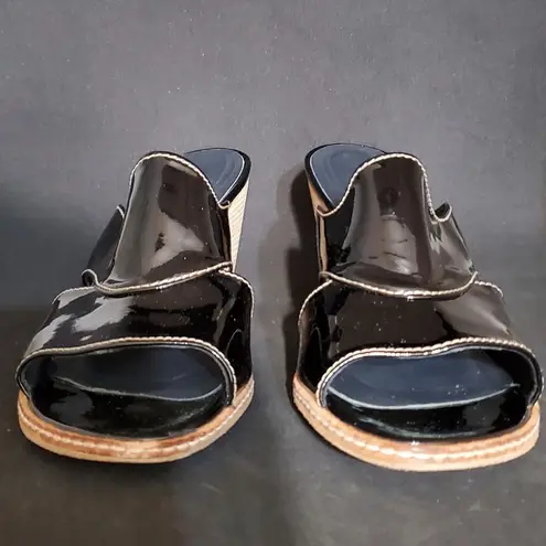 Stuart Weitzman  Black Patent Leather Heels (9.5) - Image 2