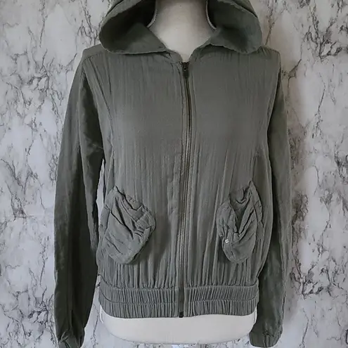 Victoria's Secret LondonJean sage bomber jacket size xs