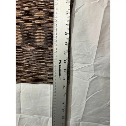 Magaschoni Brown Marbled Texture Silk Knit Blazer Jacket w Tank Neutral Career