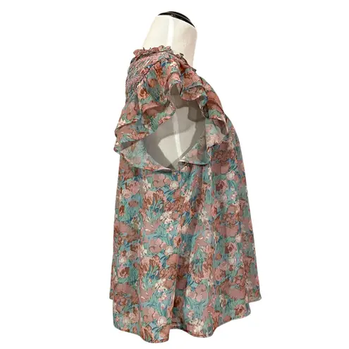 En Saison Adelina Smocked Floral Top