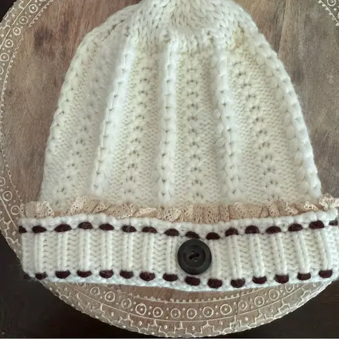 Women’s Winter Beanie Soft Girl Coquette Cottagecore Skater Aesthetic Neutral Tan