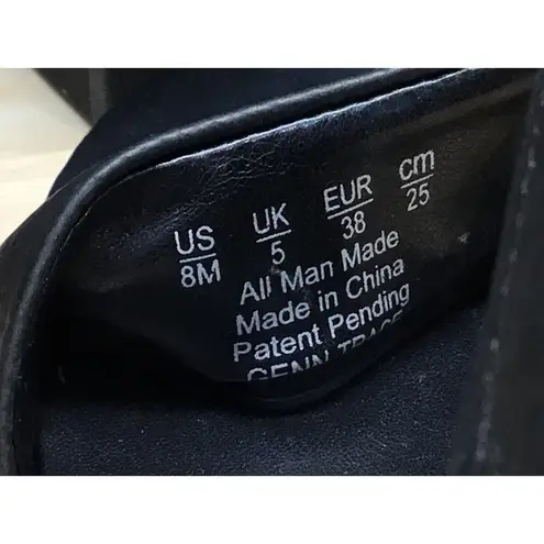 Naturalizer Nxtgen-Trace Dress Strappy Sandal Women's 8 Black Leather Open Toe