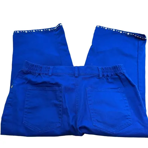 Bermuda Hearts of Palm Cobalt Blue Long  Shorts - 8P