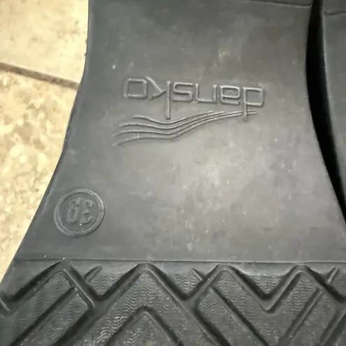 Dansko Womens Clogs Shoes Size 39 Purple Leopard Print Professional Nursing