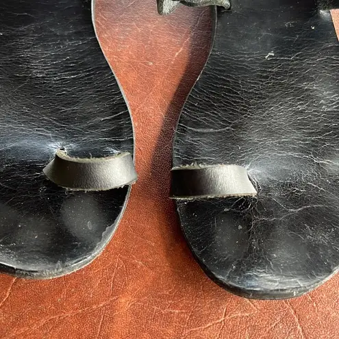 Ancient Greek Sandals Black Sandal Size 11