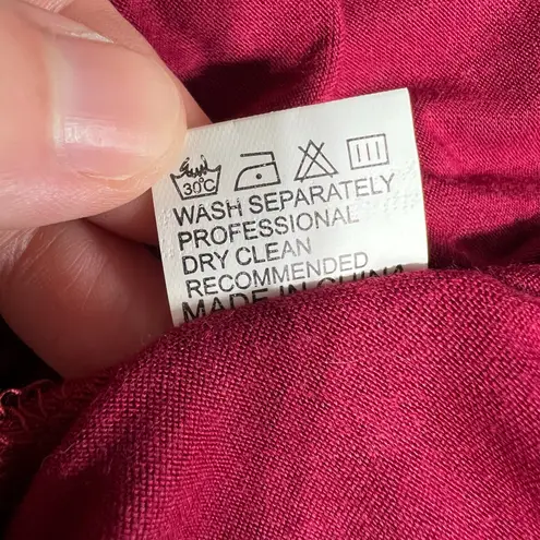 Boutique Womens Maxi Dress Sleeveless Tank Top Elastic Waist Scoop Neck Red 2XL