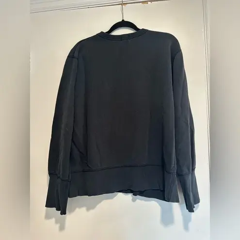 Calvin Klein Jeans VTG 90s Womens Sz:M Embroidered Black Graphic Sweatshirt.