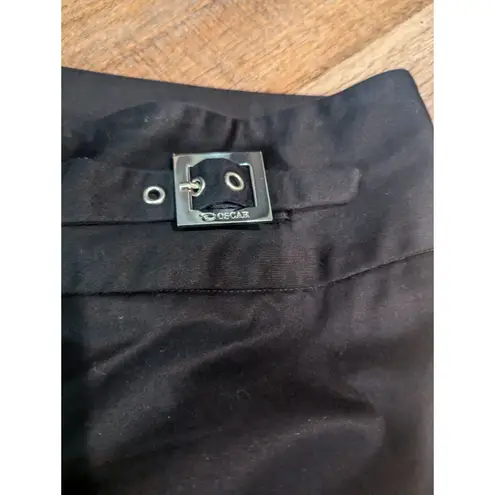 Oscar de la Renta Women's Black Wide-Leg Dress Pants, Size 8