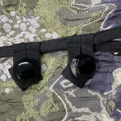 Vintage quilted reversible floral jacket Green Size M