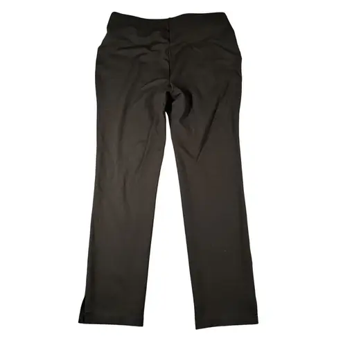 Rafaella Comfort Womens M Black Pull On Ponte Straight Leg Pants
