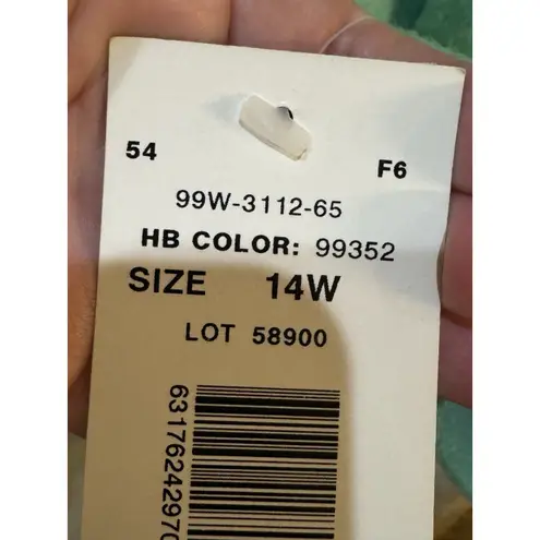 Harvé Benard Harve Bernard Holtzman Mint Green Open Front Blazer Wool Blend Size 14W