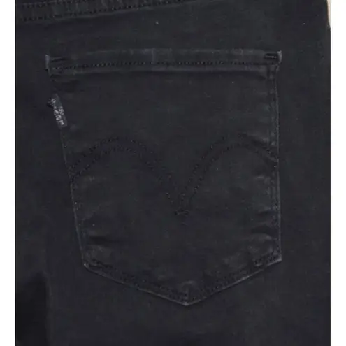 Levi's Ladies Black Classic Bootcut Jeans Size 8 Stretch Casual Western