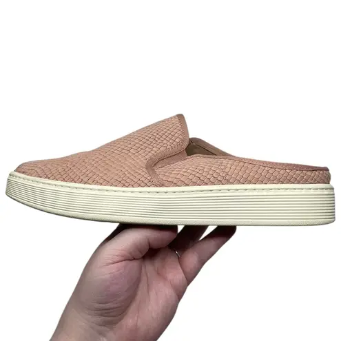 Sofft Suede Leather Slip On Pink Mule Sneaker Women’s Size 9.5M