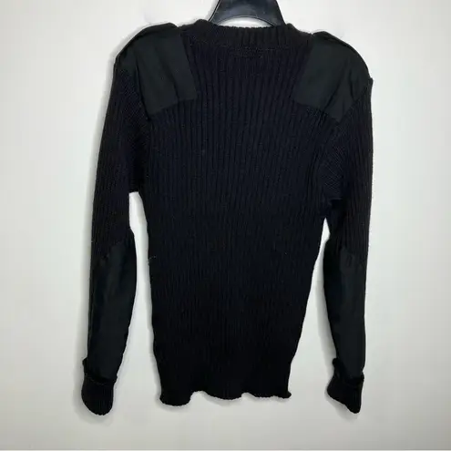 Brigade quarter masters the wooly pully sweater 100% wool made in England black