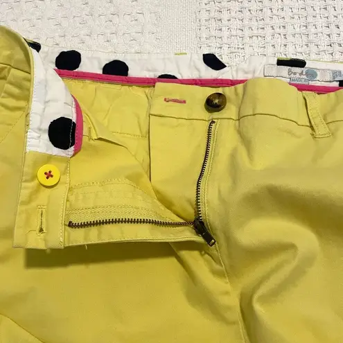 Bermuda Boden 9" yellow  chino casual shorts size 12 SH2 8016