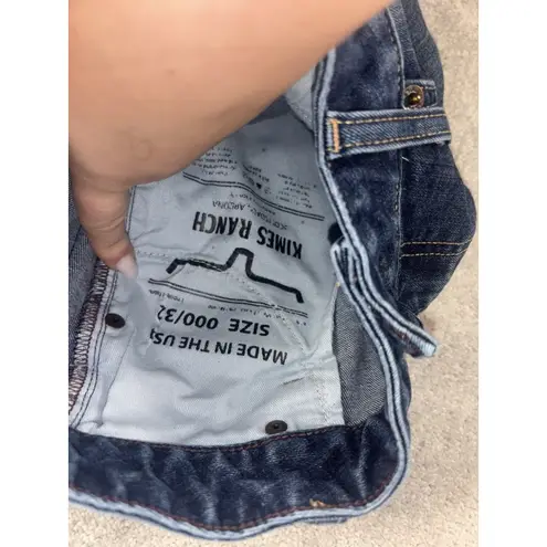 kimes ranch chloe jeans 000/32dark Wash Low Rise Boot Cut Flare Blue Size undefined