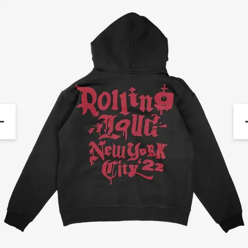 Rolling Loud Concrete Roses Hoodie NYC ‘22 Red