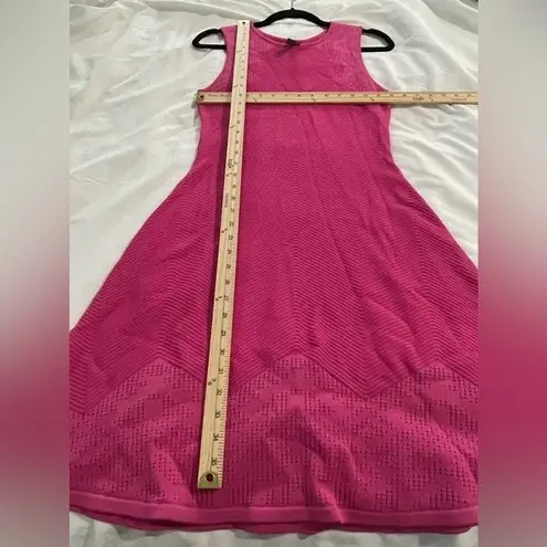 Yoana Baraschi Hot Pink Fit and Flare Sleeveless Dress Size Medium