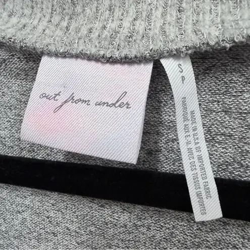 Urban Outfitters OUT FROM UNDER  Grey Cropped Layered Sweater Size small - Image 4