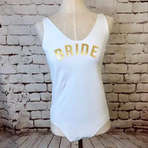 Commando NWT  Bride Bodysuit in White and Gold