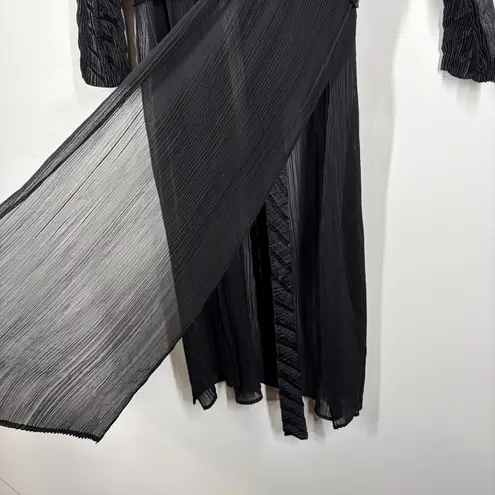 Mashiah Longline Cardigan Size Medium Black