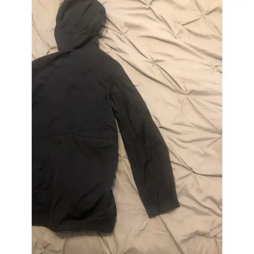 a.n.a black jacket with hood and flux fur size m Size M