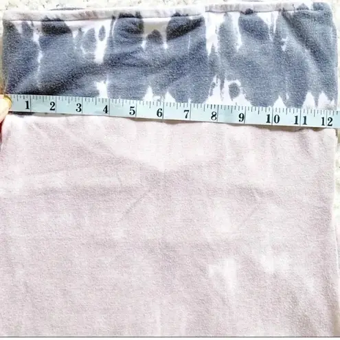 Vintage Havana bohemian tie-dyed tube dress with crochet detail in front