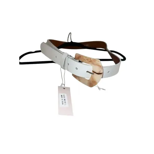 ✨MOST WANTED GEORGIA MARBLE RESIN BUCK SZ LARGE BELT✨ White