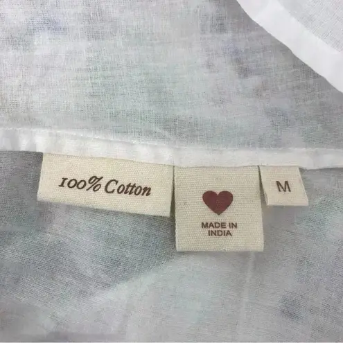 Alix of Bohemia Filipa Rosa Dress M Wildflower Cotton Ruffle Boho Resort Luxury Size M