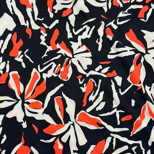 TAIL White Label Golf Sleeveless Top Floral Print Mock Neck womens XL NEW Black