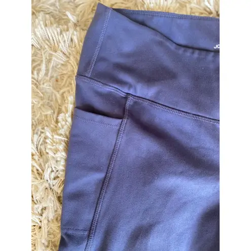 Jockey Navy Yoga Pants L Athleisure Minimalist Clean Girl Pilates Core Stretch Size L