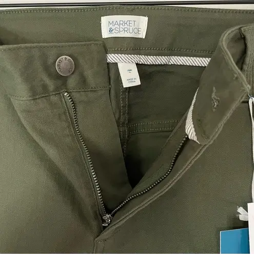 Market & Spruce New Olivia High Rise Skinny Pants Olive Green Size 18W