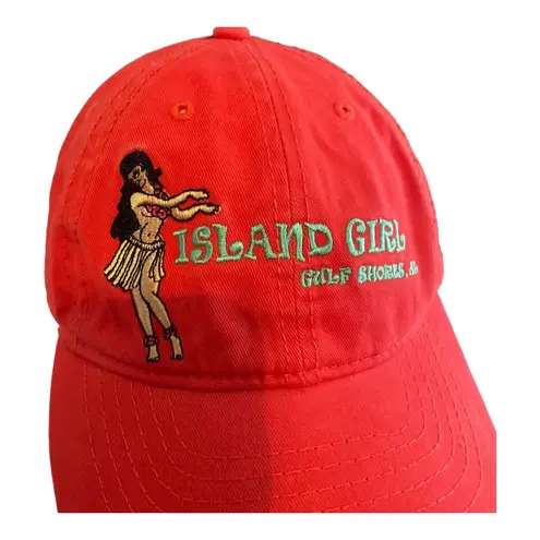 Island Girl Gulf Shores Alabama Jacobson Hat‎ Cap Pink Strapback Adjustable