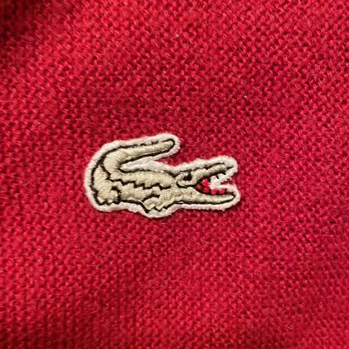 IZOD  Lacoste for her red sweater size M