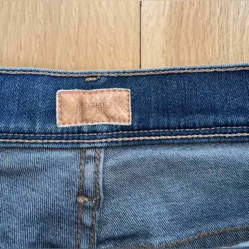 MOTHER The Super Cruiser Blue Moon Denim Jean Shorts (Cut) Size 27