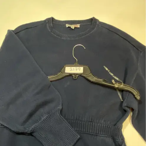 Something Navy Blue Colorblock Sweater Dress Size L