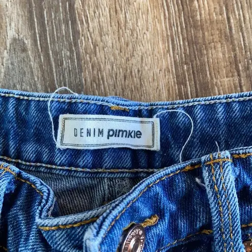 Pimkie Denim Cutoff Denim Distressed Shorts Size 6