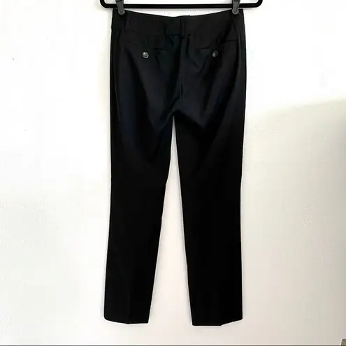 Piazza Sempione Wool Blend Black Skinny Trousers Size 2