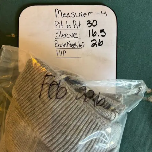 Woman Within Plus Gray Geometric Cardigan Sweater V-Neck Long Sleeve Size 22