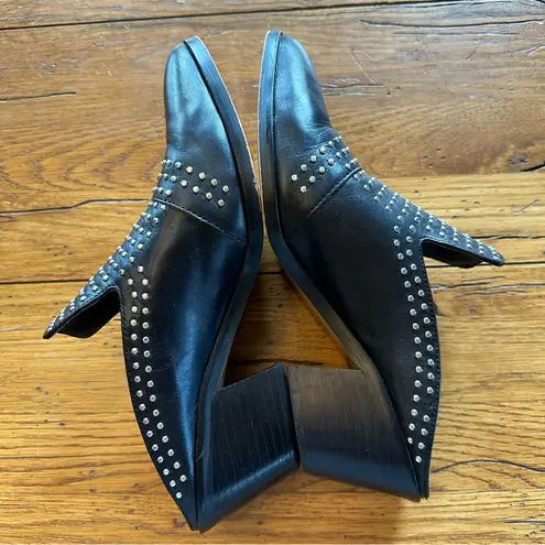 1. State  Lon Black Studded Leather Mules Size 7.5 - Image 3