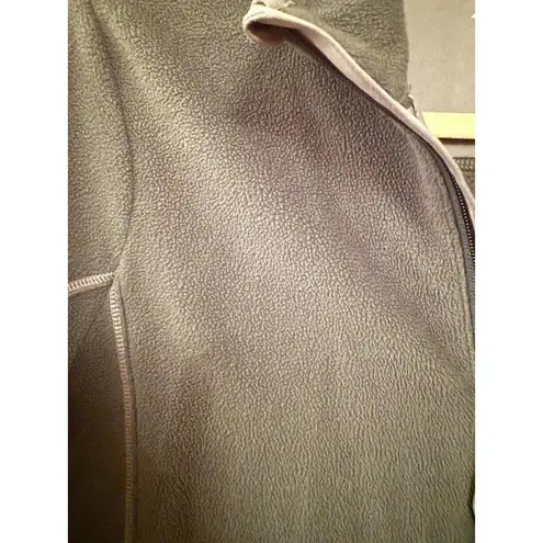 Antigua Forest Green Full Zip Fleece Jacket Sz. M