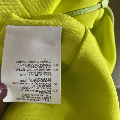 Just Cavalli Women's Yellow Fit & Flare Knee Length Dress Size 42