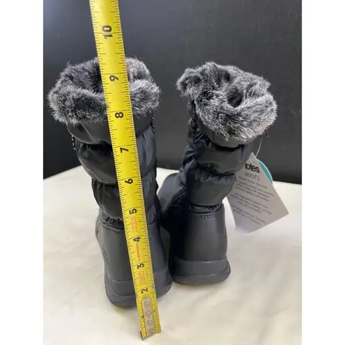 Totes Women's Black Waterproof Winter Boots Size 8 SKU 5172